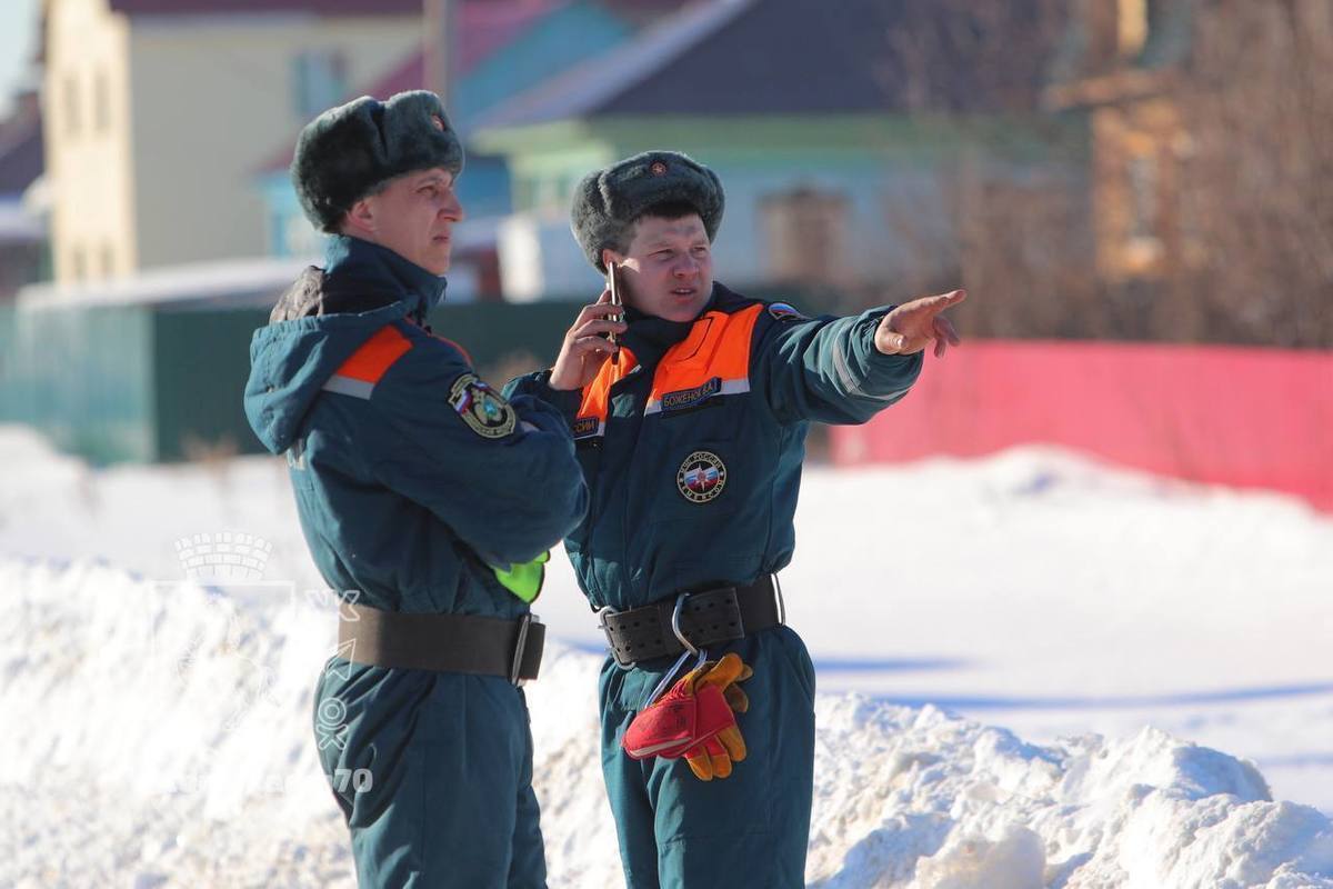 Куры и козы попали в зону условного подтопления: в Томске начались учения на тему паводка