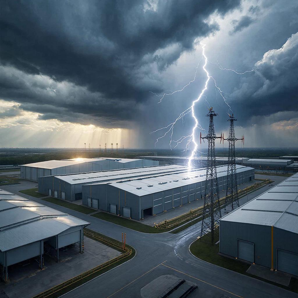 Молниезащита складских комплексов