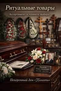 Ритуальные товары и стоимость похорон